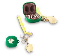 Custodia per Samsung Galaxy Buds2 Pro (2022), Galaxy Buds 2 (2021), Galaxy Buds Pro (2021), Galaxy Buds Live (2020), XMBYGY Cover in Silicone Accessori per Galaxy Buds Earbud (Pudding)