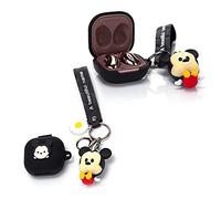 Custodia per Samsung Galaxy Buds2 Pro (2022), Galaxy Buds 2 (2021), Galaxy Buds Pro (2021), Galaxy Buds Live (2020), XMBYGY Cover in Silicone Accessori per Galaxy Buds Earbud (Mickey)