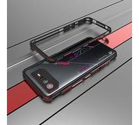 Custodia ROG Phone 6 Pro Metal Frame Coque Contraste Bumper Armor Case Compatible pour ASUS ROG Phone 6 Pro/Phone 6(1)