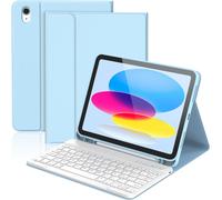 Custodia Tastiera Per Ipad A16 11/10 Generazione,Cover Ipad A16 11/10 Generazione Con Bluetooth Tastiera (11/10.9 Pollici, 2025/2022), Italiano Qwerty,Con Portapenna[Z1020]
