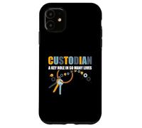 Custodian A Key Role in So Many Lives Concierge Appréciation Coque pour iPhone 11