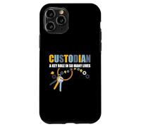 Custodian A Key Role in So Many Lives Concierge Appréciation Coque pour iPhone 11 Pro