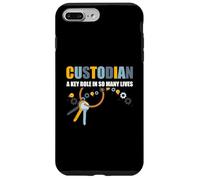 Custodian A Key Role in So Many Lives Concierge Appréciation Coque pour iPhone 7 Plus/8 Plus