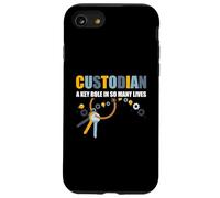 Custodian A Key Role in So Many Lives Concierge Appréciation Coque pour iPhone SE (2020) / 7/8