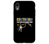 Custodian A Key Role in So Many Lives Concierge Appréciation Coque pour iPhone XR