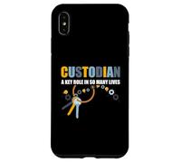 Custodian A Key Role in So Many Lives Concierge Appréciation Coque pour iPhone XS Max
