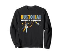 Custodian A Key Role in So Many Lives Concierge Appréciation Sweatshirt