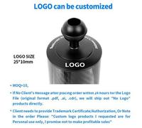 custom 12inch black Plongée et Snorkeling plateau d'extension en Fiber de carbone bras flotteur flottabilité bras aquatique double balle appareil photo reflex plongée pour Gopro yi EKEN pour DJI OSMO