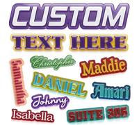 Custom 3D Acrylic Name Sign - Personalized Door Plaque for Kids Room, Office, Studio-Boys & Girls Bedroom Door Signs & Wall Decor