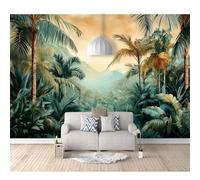 Custom 3D Photo Self-adhesive Wallpaper Tropical plant coconut palm 100x70cm Mural Large Poster Living Bedroom Tv Background Wall Home Decoration