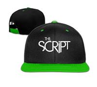 Custom Adult The Script Logo Adjustable Hip Hop Hat & Cap KellyGreen