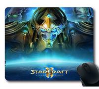 Custom Amazing Tapis de souris avec Starcraft Ii Legacy de la Void Starcraft 2015 Blizzard Entertainment Taille standard en caoutchouc néoprène antidérapante 22,9 cm (220 mm) x 17,8 cm (180 mm) x 1/20,3 cm (3 mm) de bureau Tapis de souris pour ordinateur portable souris confortable Ordinateur Tapis de souris