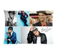 Custom Bruno Mars Home Decorative Pillowcase Pillow Case Cover Standard Size 20x30 Inch Two Sides