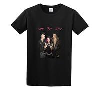 Custom Causal Icon for Hire Mans Unisex Printed T-Shirt Mens Black Tee Shirt 3XL