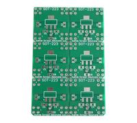 Custom Circuit Solutions Module PCB SMD vers DIP Breakout, SOT223 vers DIP Pin Adaptateur Header avec résistance SMT intégrée et/ou condensateur Pads - LF-6 pièces