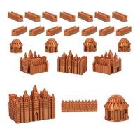 Custom Civilizations for Catan Jeu de société | Ensembles de joueurs de rechange | Pièces de colons | Routes des colonies de base | Imprimé 3D | Ensemble de base malien