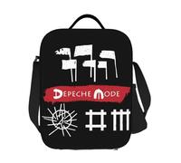 Custom Depeche Cool Mode Electronic Rock Thermal Insulated Lunch Bags Femmes Récipient à Lunch réutilisable pour Bento Food Box