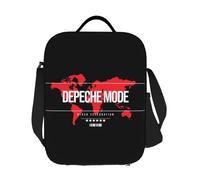 Custom Depeche Cool Mode Heavy Metal Rock Band Portable Lunch Box Femmes Multifonction Thermique Glacière Alimentaire Isolé Lunch Bag