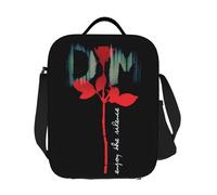 Custom Depeche Cool Mode Heavy Metal Rock Band Sac fourre-Tout à déjeuner isolé pour Les Femmes Resuable Thermal Cooler Food Bento Box School