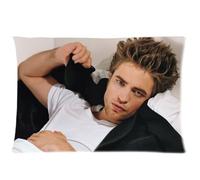 Custom Fashionable Robert Pattinson Queen Size Rectangle Pillow Cases 20''*30''(One Side)