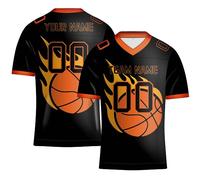 Custom Football Jersey Short Sleeve Practice Men/Women/Kids Add Your Own Team Name Number Jersey T-Shirt S-5XL