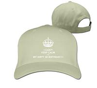 Custom I Can T Keep Calm It's My Dirty 30 Birthday Adjustable Hunting Peak Hat & Cap