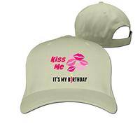 Custom Kiss Me It`s My Birthday Adjustable Hunting Peak Hat & Cap