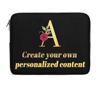 Custom Laptop Bag - Personalised Zipper Laptop Bag with Photo Name - Business Briefcase Protective Case - Applies to 10inch/12inch/13inch/15inch/17inchin
