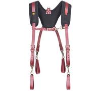 Custom Leathercraft Clc 21522 Bretelles rembourrées en cuir Marron