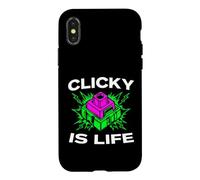 Custom Mechanical Keyboard Clicky is Life Coque pour iPhone X/XS