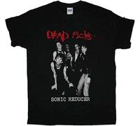 Custom Men's t-Shirts The Dead Boys Sonic Reducer Black T Shirt Punk Rock New York Dolls The Damned Black Size L