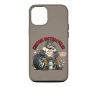 Custom Motorcycles Lowbrow Wolf Rockabilly 1950s Biker Coque pour iPhone 12/12 Pro