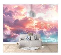 Custom Mural Self-adhesive Wallpaper for Walls 3D Dreamy colored clouds 100x70cm Art Wall Painting Living Room Bedroom Restaurant Dining Decor