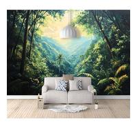 Custom Mural Self-adhesive Wallpaper for Walls 3D Green valley scenery 100x70cm Art Wall Painting Living Room Bedroom Restaurant Dining Decor
