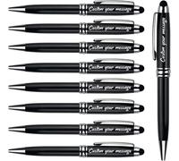 Custom Office Pens Writing Pen Set Black Writing Pen Set - Engraved With Name Or Message For Office Journaling And Writing - Perfect For Men And Women