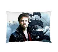 Custom Once Upon A Time Captain Hook Pillowcase 20x36 two sides Zippered Rectangle PillowCases Throw Pillow Covers