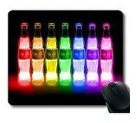 Custom PC Jeu Tapis de souris avec Fallout Nuka Colas (Société Taille standard en caoutchouc néoprène antidérapante 22,9 cm (220 mm) x 17,8 cm (180 mm) x 1/8 (3 mm) Bureau Tapis de souris pour ordinateur portable Tapis de souris confortable ordinateur Tapis de souris