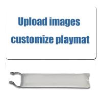 Custom Playmat MTG Playmat 60 "x 35" antidérapant avec sac tapis compatible avec TCG YGO DTCG PTCG OPCG, zone de jeu imprimable et bord cousu en option