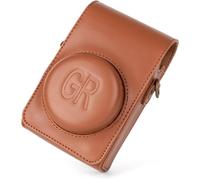 Custom PU Leather Bag for Ricoh GR/GR II,Protective Carry Bag,Brown,Classic