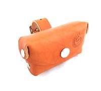 Custom Style - Support de badge télépéage en cuir pour moto nature