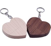 Custom Wooden Heart USB3.0 Flash Drive Pendrive High Speed U Disk Memory Stick External Storage Photography Wedding Gifts!
