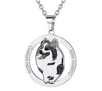 Custom4U Collier Photo Gravé Pendentif de Portrait Personnalisé Bijoux Personnalisable Cadeau Anniversaire Noel Femme Enfant Fille