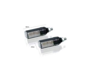 Customaccess Clignotants Modèle Capsula 2 Paire Cristal Transparent