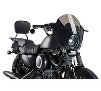 Customaccess Tête de Fourche Modèle Dark Night Noir Customacces für Harley Davidson Sportster Superlow XL883L 17'-19'