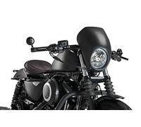Customaccess Tête de Fourche Modèle Free Spirit Noir Mat pour Harley Davidson Sportster 883 Superlow 17'-19'