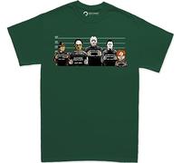 Customised Perfection The Usual Horror Suspects T-shirt Halloween - Vert - Medium