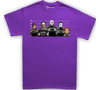 Customised Perfection The Usual Horror Suspects T-shirt Halloween - Violet - Medium