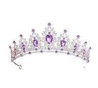 Customizable Bridal Crown Elegant Hair Accessory for Adult Weddings & Birthdays, One Size, Bois d'agar