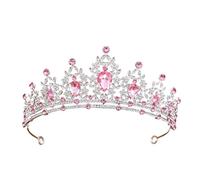Customizable Bridal Crown Elegant Hair Accessory for Adult Weddings & Birthdays, One Size, Bois d'agar