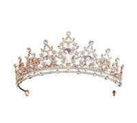 Customizable Bridal Crown Elegant Hair Accessory for Adult Weddings & Birthdays, One Size, Bois d'agar